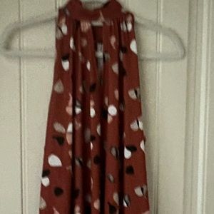 Sexy sleeveless Choker Blouse